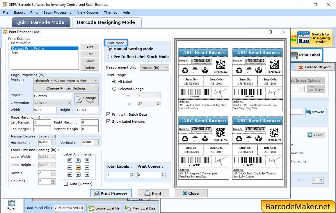 Print Settings