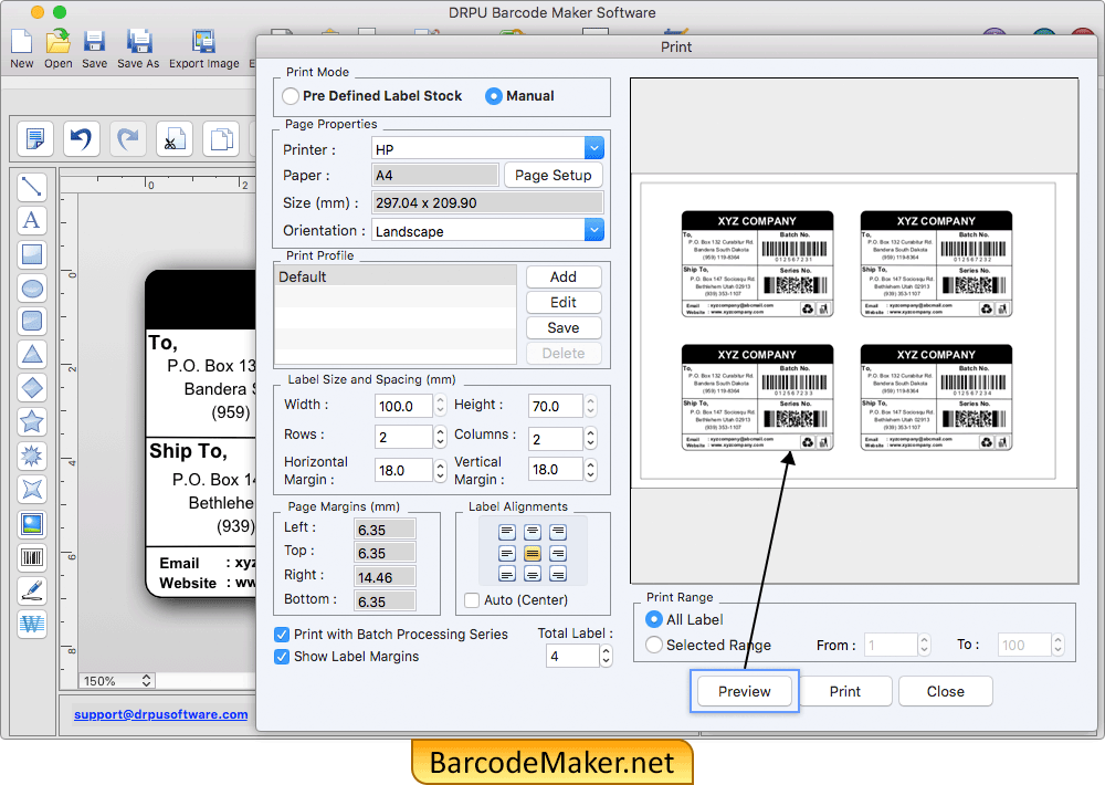 barcode x for mac