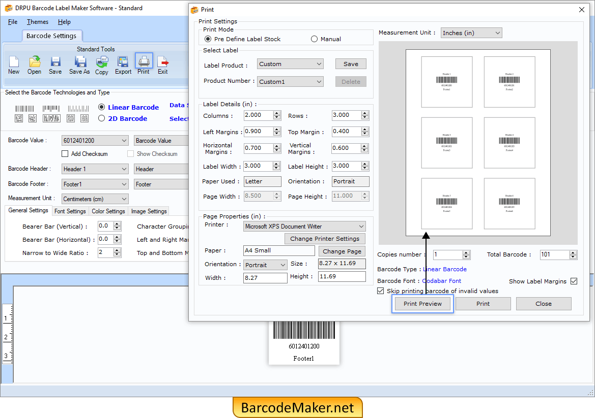 Barcode Maker Software Standard Screenshots Bar Code Generator Program