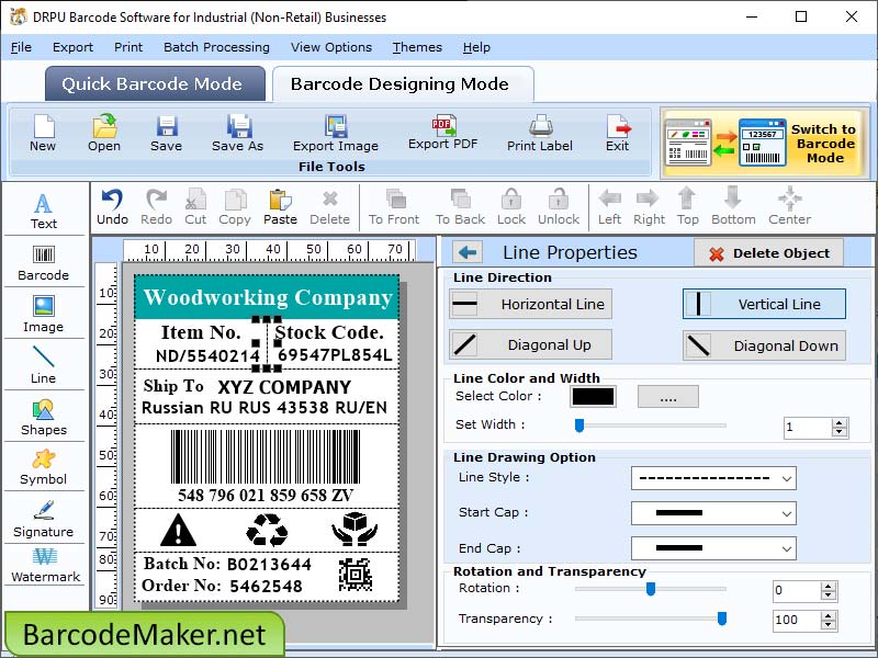 Production Barcode Software 8.7 full